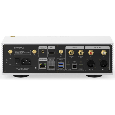 EverSolo DMP-A6 Master Edition Gen2 - Préampli Stéréo / Streamer / Convertisseur Roon Ready, Double ESS Sabre ES9038Q2M