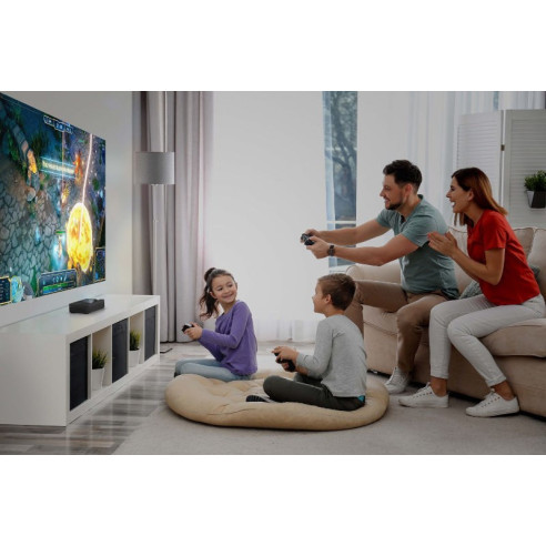 Optoma Photon Go - Vidéoprojecteur Ultra-Courte Focal Laser compact avec batterie