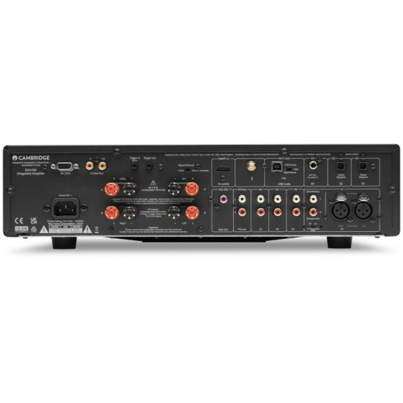 Cambridge EXA100 - Ampli Stéréo 2x100W avec DAC ESS Sabre ES9018K2M - Lunar Grey