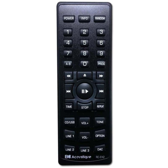 BC Acoustique EX-322D - Amplificateur Stéréo DAC intégré Silver ou Noir