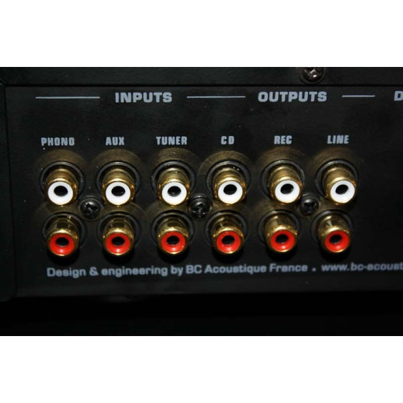 BC Acoustique EX-202 - Amplificateur Stéréo - Noir