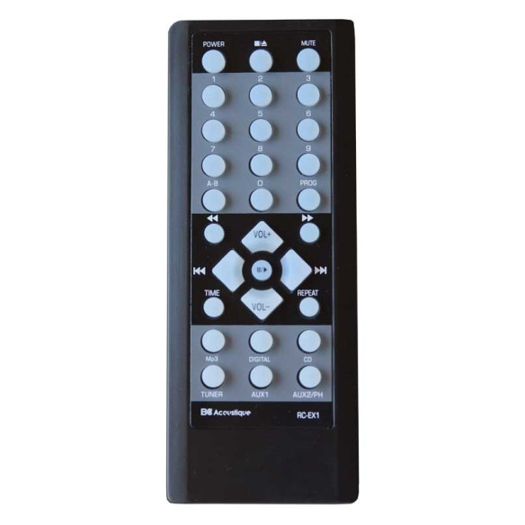 BC Acoustique EX-202 - Amplificateur Stéréo - Noir