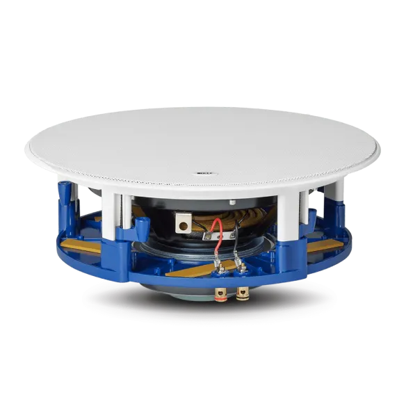 KEF Ci250RRb-THX - Caisson de Basses Encastrable THX® Ultra - Cache Blanc