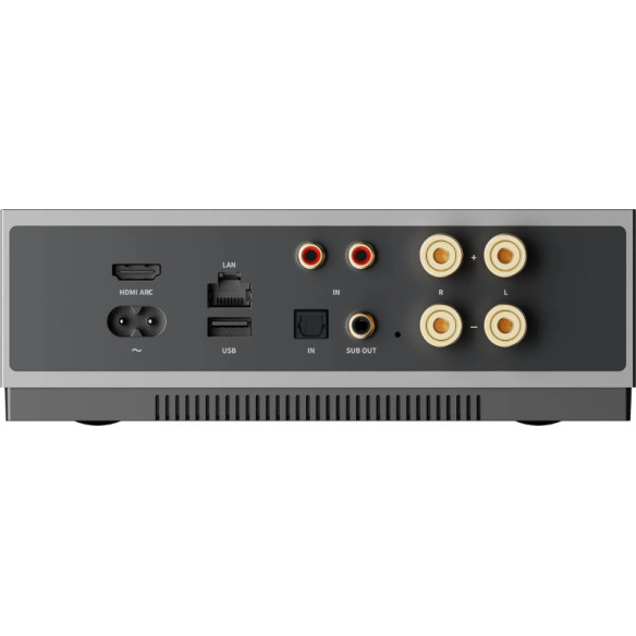 WiiM Ci MOD A80 - Ampli Streamer Stéréo 2x 60W RMS - Space Grey