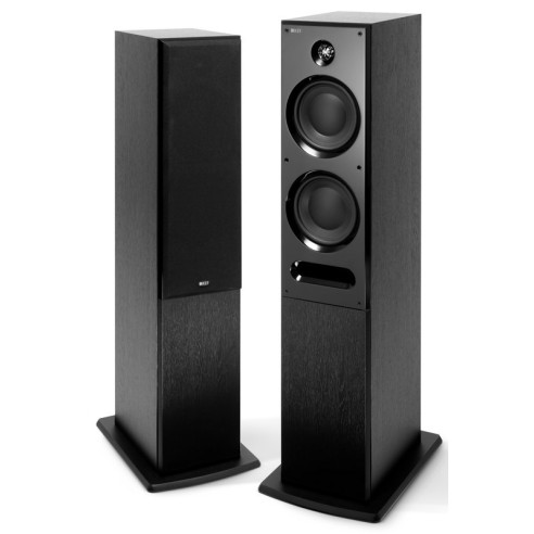 KEF C7 Noir / Black - Enceintes colonnes 3 voies bass reflex