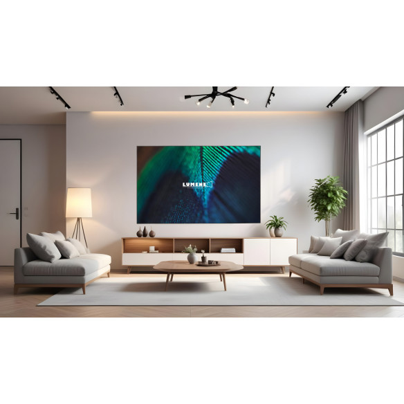 Lumene Movie Palace Fresnel Ultra Slim UST 240C - Écran de Projection Fixe ALR à bord Slim