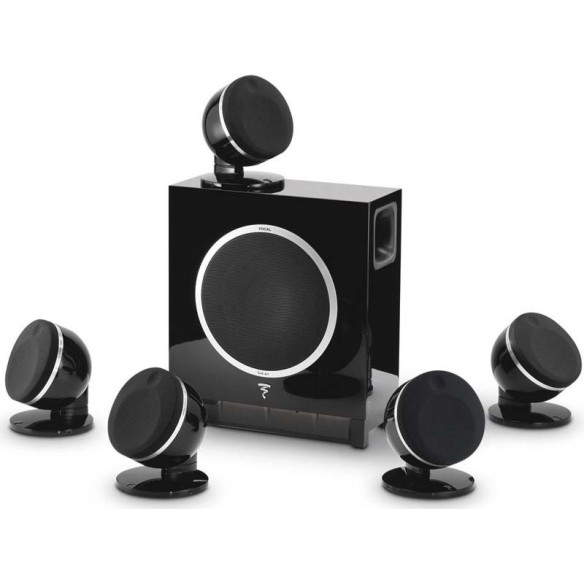 Focal Dôme 5.1 - Pack 5.1 avec Sub Air - Noir ou Blanc