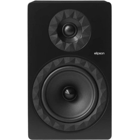 Elipson Prestige Facet II 8B - Enceintes Bibliothèques - Noir Mat, Blanc Mat ou Noyer