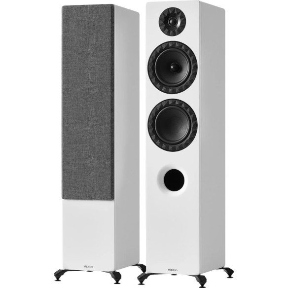 Elipson Prestige Facet II 14F - Enceintes Colonnes - Noir Mat, Blanc Mat ou Noyer