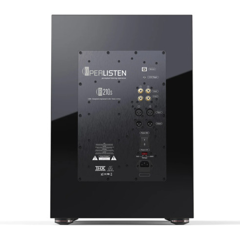 Perlisten R210s - Caisson de Basses certifié THX Ultra & THX Dominus - Piano Gloss Black