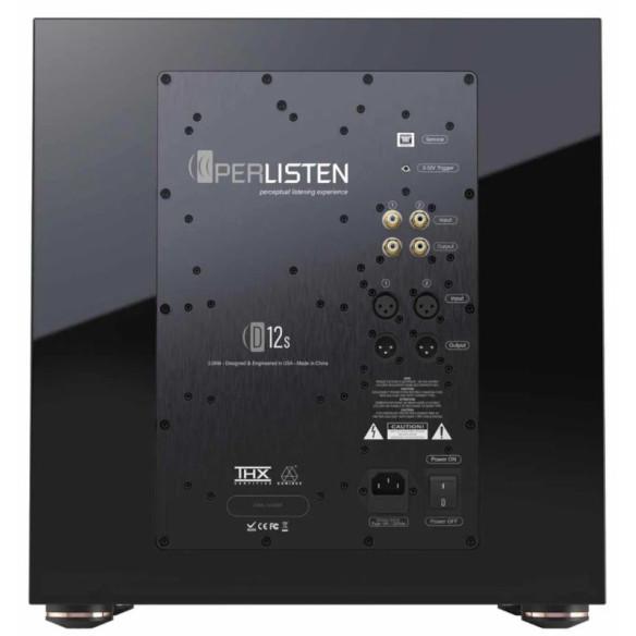 Perlisten D12s - Caisson de Basses certifié THX Dominus - Piano Black