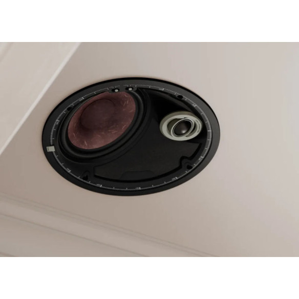 Dali Phantom M-80 A - Enceinte Encastrable plafond avec inclinaison - Noir