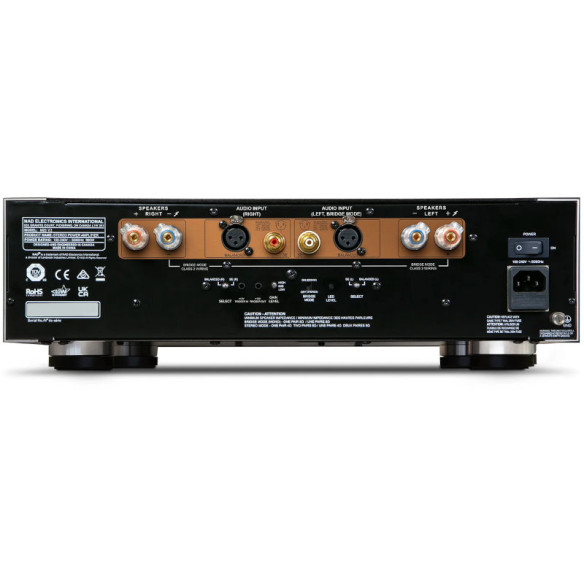 NAD M23 V2 - Bloc de Puissance 2x 200W - Silver NAD M23 V2 - Bloc de Puissance 2x 200W - Silver