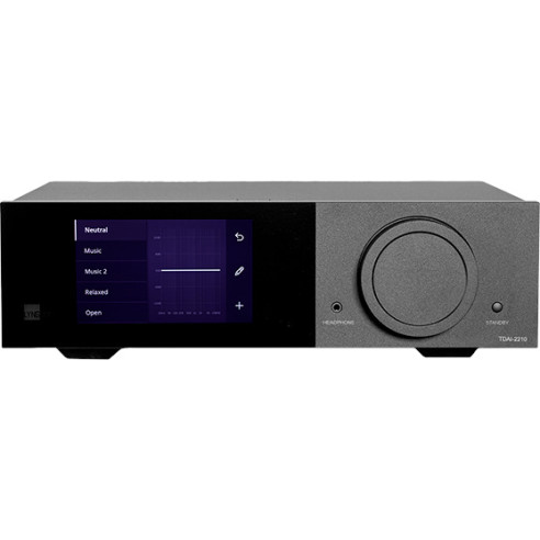 Lyngdorf TDAI-2210 - Ampli Streamer Stéréo 2x 105 W à 8Ω - Noir Mat