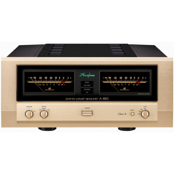 Accuphase A-48S - Ampli de Puissance Stéréo Classe A 2x 50W - Gold