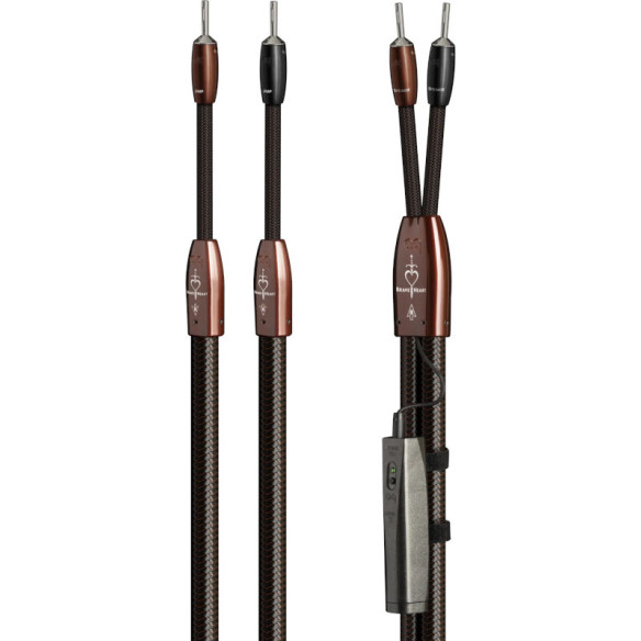 AudioQuest Brave Heart - Câbles Enceintes Montées avec DBS 72V - 2m / 2,5m / 3m et plus