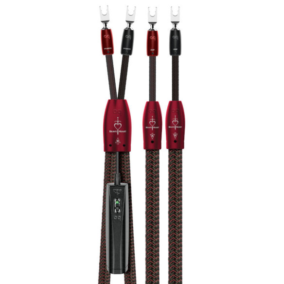 AudioQuest Brave Heart - Câbles Enceintes Montées avec DBS 72V - 2m / 2,5m / 3m et plus