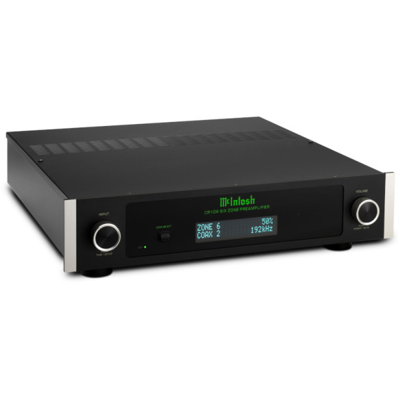 McIntosh CR106 - Préampli/Processeur Multiroom 6 Zones DANTE