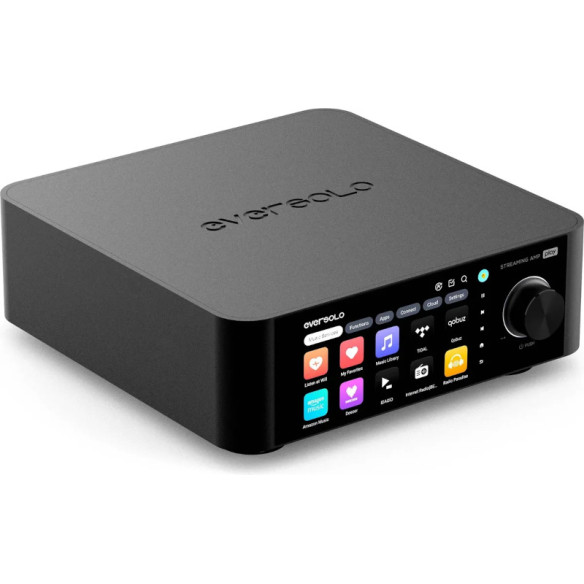 EverSolo Play - Ampli Stéréo Streamer Roon Ready & DAC 2x60 W - Noir