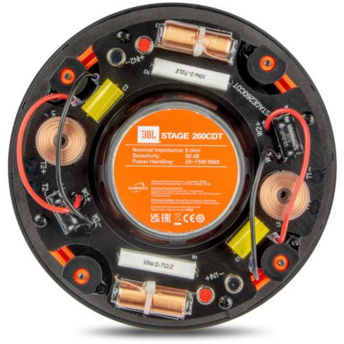 JBL Stage 260CDT - Enceinte Encastrable stéréo - Cache Blanc