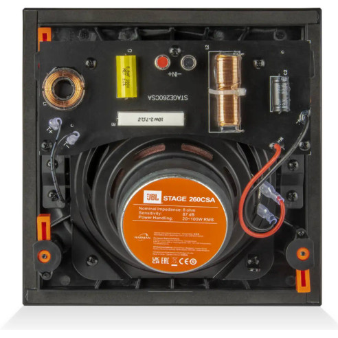 JBL Stage 260CSA - Enceinte Encastrable inclinée - Cache Blanc