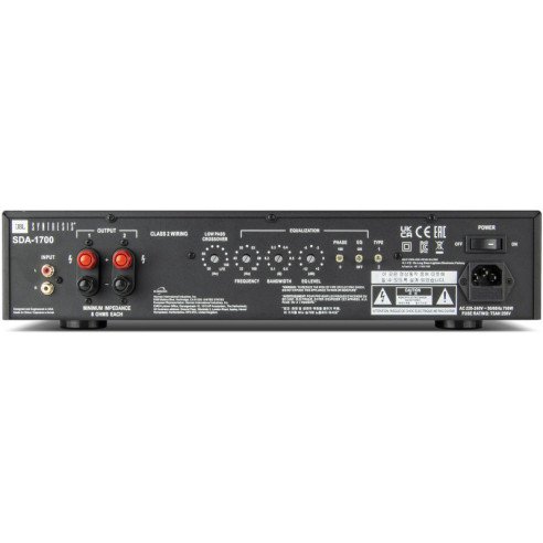 JBL Synthesis SDA-1700 - Ampli Caisson de Basses 700W - Noir