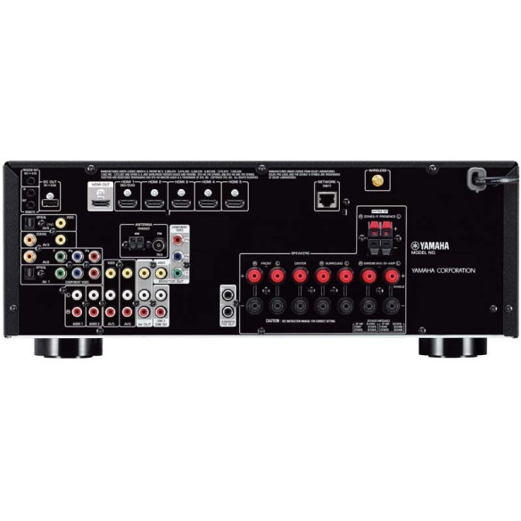 Yamaha RX-V677 - Ampli Home Cinéma 7.2 4K HDMI 2.0 Noir ou Titane