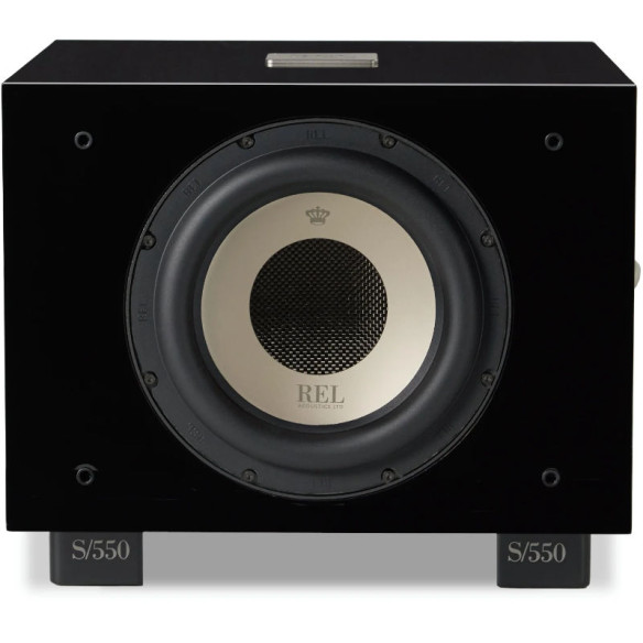 REL Acoustics S/550 - Caissons de Basses - Laqué Noir ou Laqué Blanc