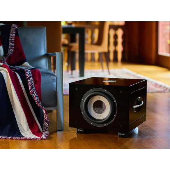 REL Acoustics S/550 - Caissons de Basses - Laqué Noir ou Laqué Blanc