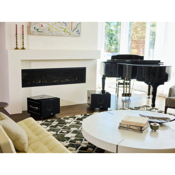 REL Acoustics S/550 - Caissons de Basses - Laqué Noir ou Laqué Blanc