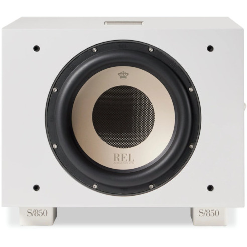REL Acoustics S/850 - Caissons de Basses - Laqué Noir ou Laqué Blanc
