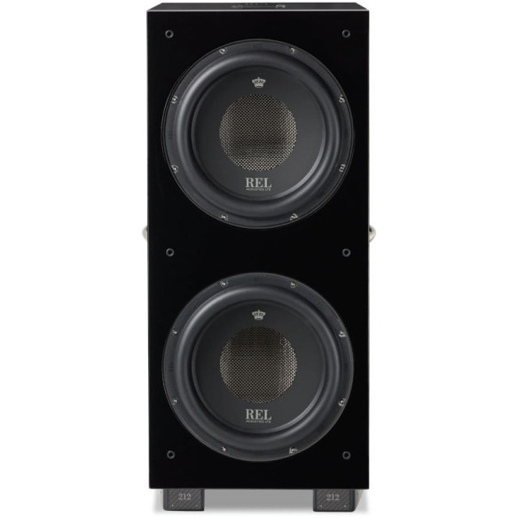 REL Acoustics 212 Black Label - Caisson de Basses - Laqué Noir