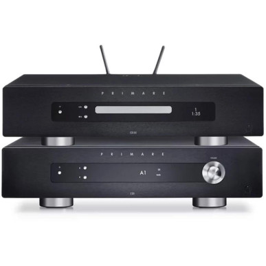 Primare I25 + CD35 Prisma - Ensemble Ampli/Lecteur/DAC Stéréo - Noir ou Titane