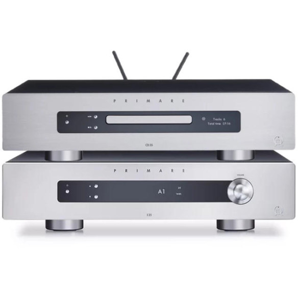 Primare I25 + CD35 Prisma - Ensemble Ampli/Lecteur/DAC Stéréo - Noir ou Titane