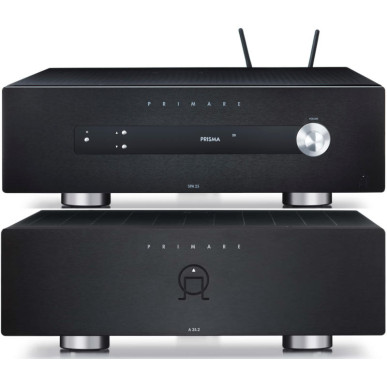 Primare SPA25 Prisma + A35.2 - Ampli Home Cinéma 9.2 + Bloc 2x 200 W - Noir ou Titane