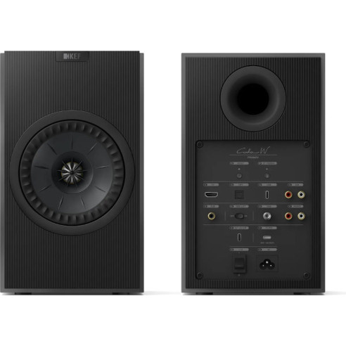 KEF Coda W - Enceintes Bibliothèques Connectées Sans Fil - Noir, Gris, Bleu, Vert ou Rouge