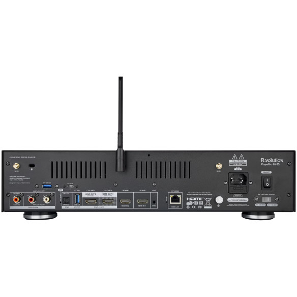 R_volution PlayerPro 8K TV - Lecteur Multimédia 4K/8K Audiophile - Noir