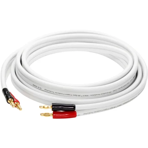Real Cable CBV130016 - Paire de câbles enceintes montés - 2m / 3m / 5m