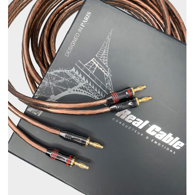 Real Cable Elite 300 - Paire de câbles enceintes montés