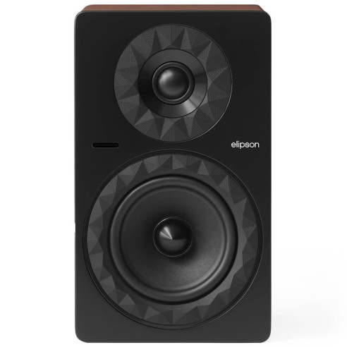 Elipson Prestige Facet II 6 Active BT - Enceintes Bibliothèques Actives - Noir, Black Walnut ou Blanc