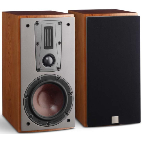 Dali Mentor 1 - Enceintes Bibliothèques - Bois Noir, Laqué Blanc ou Merisier