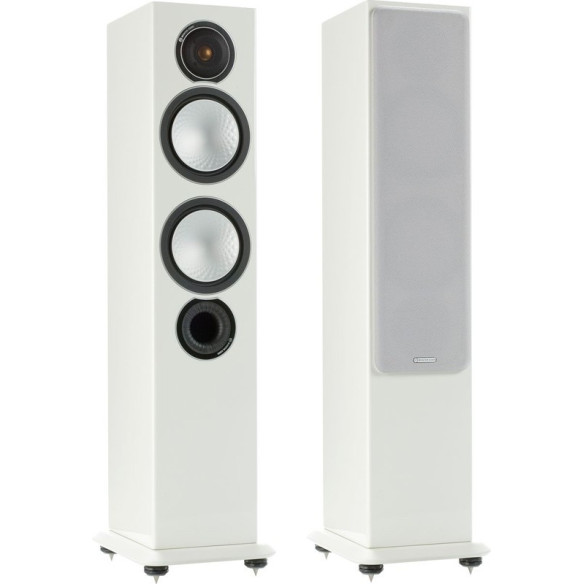 Monitor Audio Silver 6 - Enceintes Colonnes Bois Noir, Noyer, Natural, Rosenut, Blanc & Noir Laqué