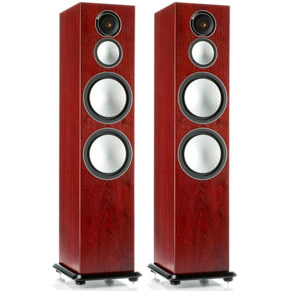 Monitor Audio Silver 10 - Enceintes Colonnes Bois Noir, Noyer, Natural, Rosenut, Blanc & Noir Laqué