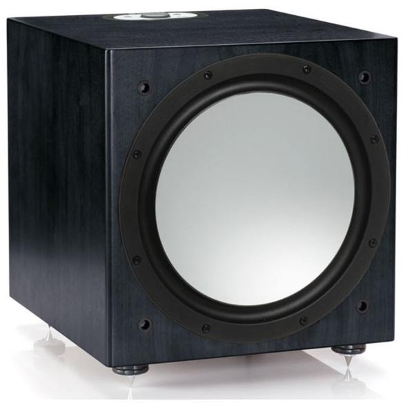 Monitor Audio Silver W12 - Caisson de Basses avec micro de calibration Noyer, Natural, Rosenut, Blanc & Noir Laqué