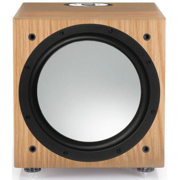 Monitor Audio Silver W12 - Caisson de Basses avec micro de calibration Noyer, Natural, Rosenut, Blanc & Noir Laqué