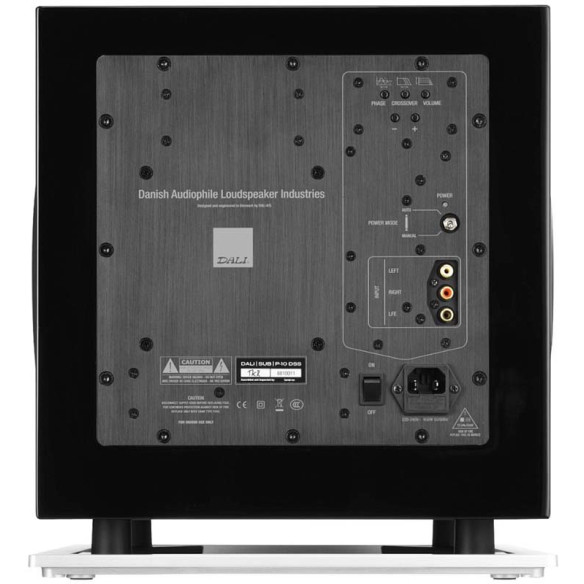Dali SUB P-10 DSS - Caisson de Basses Laqué Noir ou Blanc