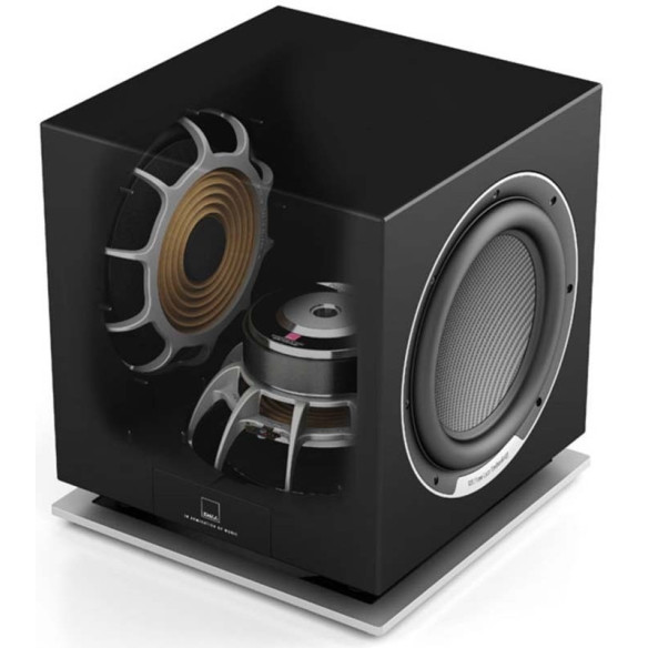 Dali SUB P-10 DSS - Caisson de Basses Laqué Noir ou Blanc