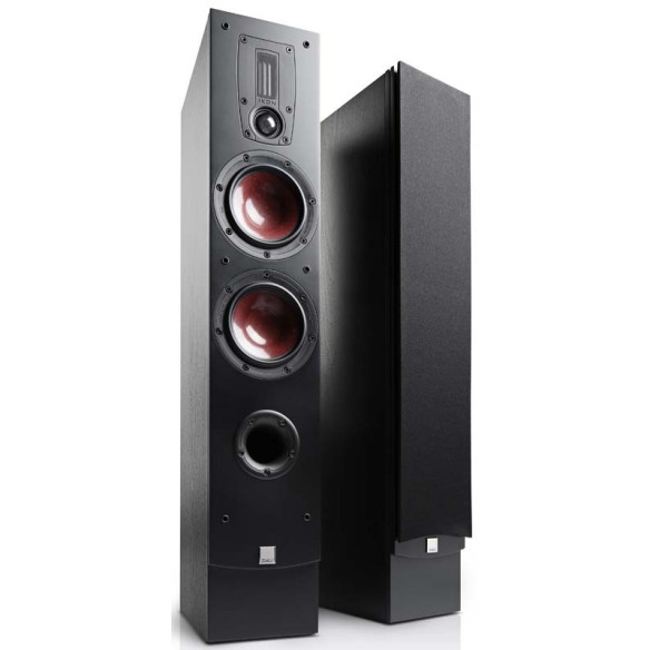 Dali Ikon 5 MK2 - Enceintes Colonnes - Bois Noir, Laqué Blanc ou Noyer