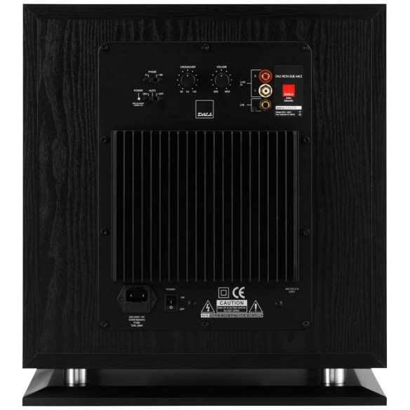 Dali Ikon Sub MK2 - Caisson de Basses - Bois Noir, Laqué Blanc ou Noyer