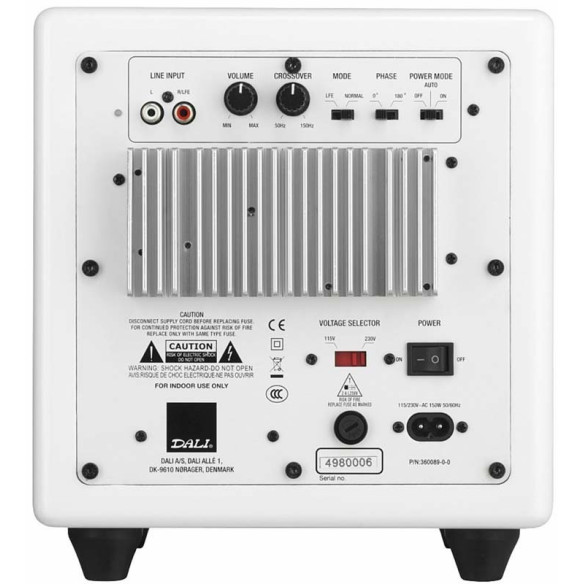 Dali Fazon Sub 1 - Caisson de Basses - Laqué Noir où Laqué Blanc